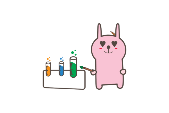 Back to School Bunny Lab Practicum Svg Graphics