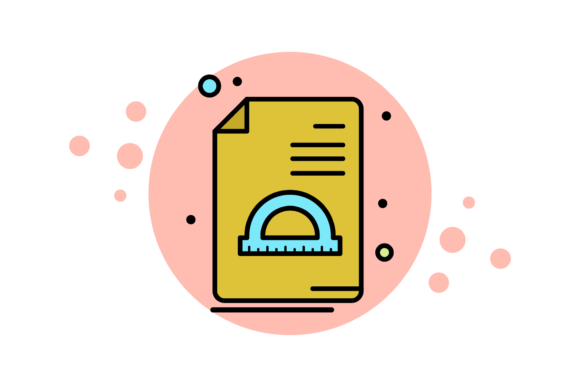 Back to School Paper Circle Bubble Graphics
