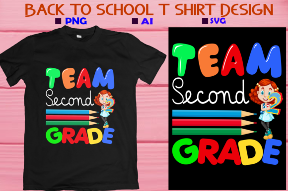 Back to School T-shirt, Team Second Grad