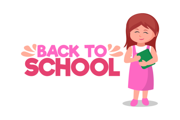 Back to School Woman Student Graphics and Icons