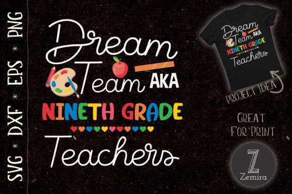 Dream Team Nineth Grade Back to School Graphics