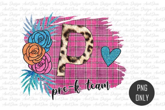 Pre-k, Prekindergarten - P Sublimation